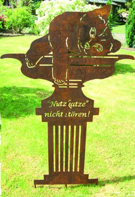 f91f32c81f3448f3ed8aa368832297ef Zierelement Nutzkatze