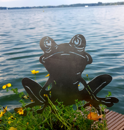 Teichdekoration, Frosch Gustav kl