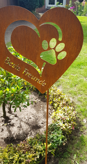 Beste-Freunde Gartenstecker Beste Freunde